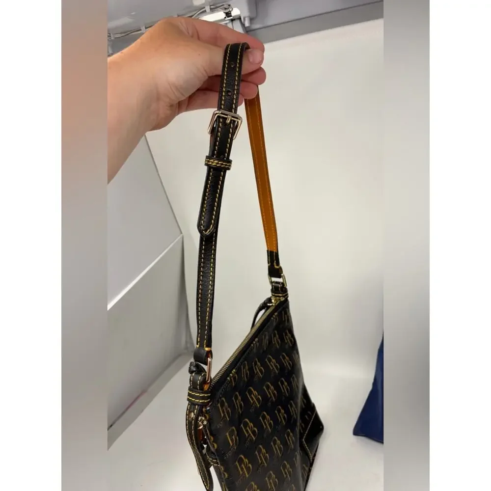 Dooney & Bourke 1975 Signature Letter Carrier Shoulder Bag